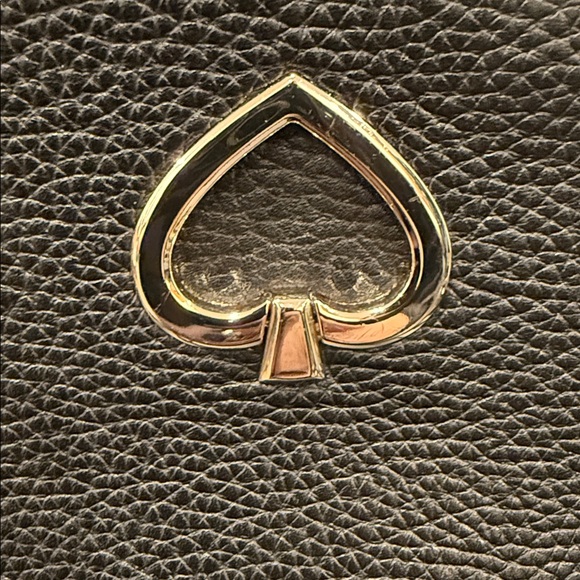 Kate Spade ♠️ Black Pebbled Leather Crossbody Bag - Picture 2 of 8